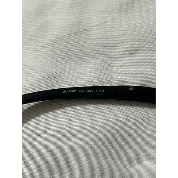 Guess GU2247 BLK Eyeglasses Frames Tortoise Rectangular Full Rim 52-16-135 - Picture 5 of 8